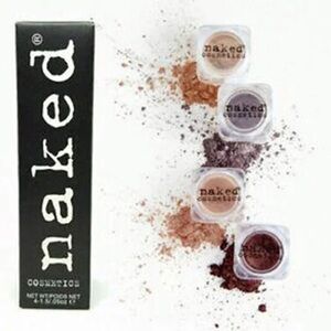Naked Cosmetics Loose Pigment Set - 4 Stackable Eyeshadows Set in Sierra…